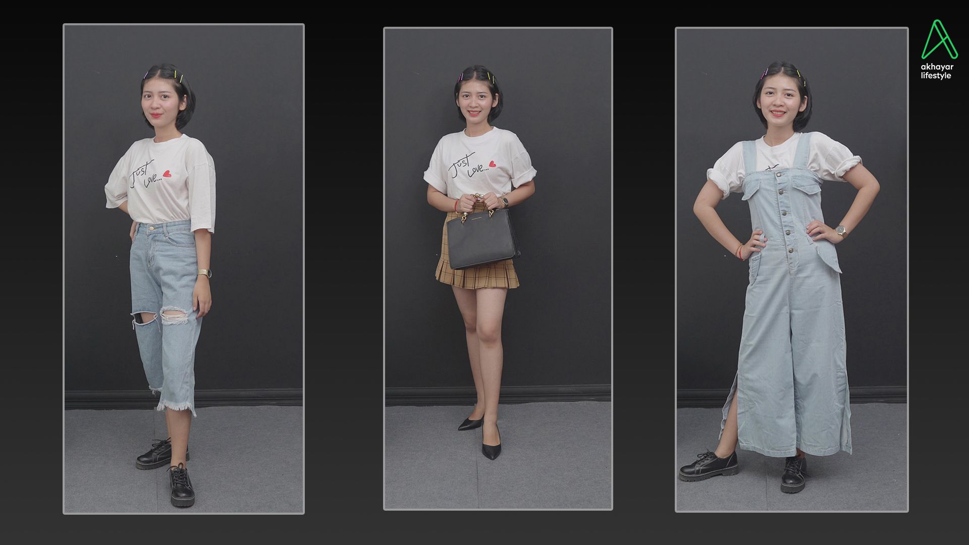 အဖြူရောင် Shirt လေးတစ်ထည်ရှိရုံနဲ့ ဝတ်စုံဘယ်နှစ်စုံထွက်မလဲ
