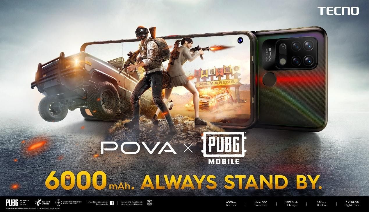 မြန်မာနိုင်ငံတွင် PUBG MOBILE သည် TECNO ၏ ပထမဦးဆုံး တရားဝင်မိတ်ဖက် (Official Partner) ဖြစ်ကြောင်း ကြေညာခြင်း