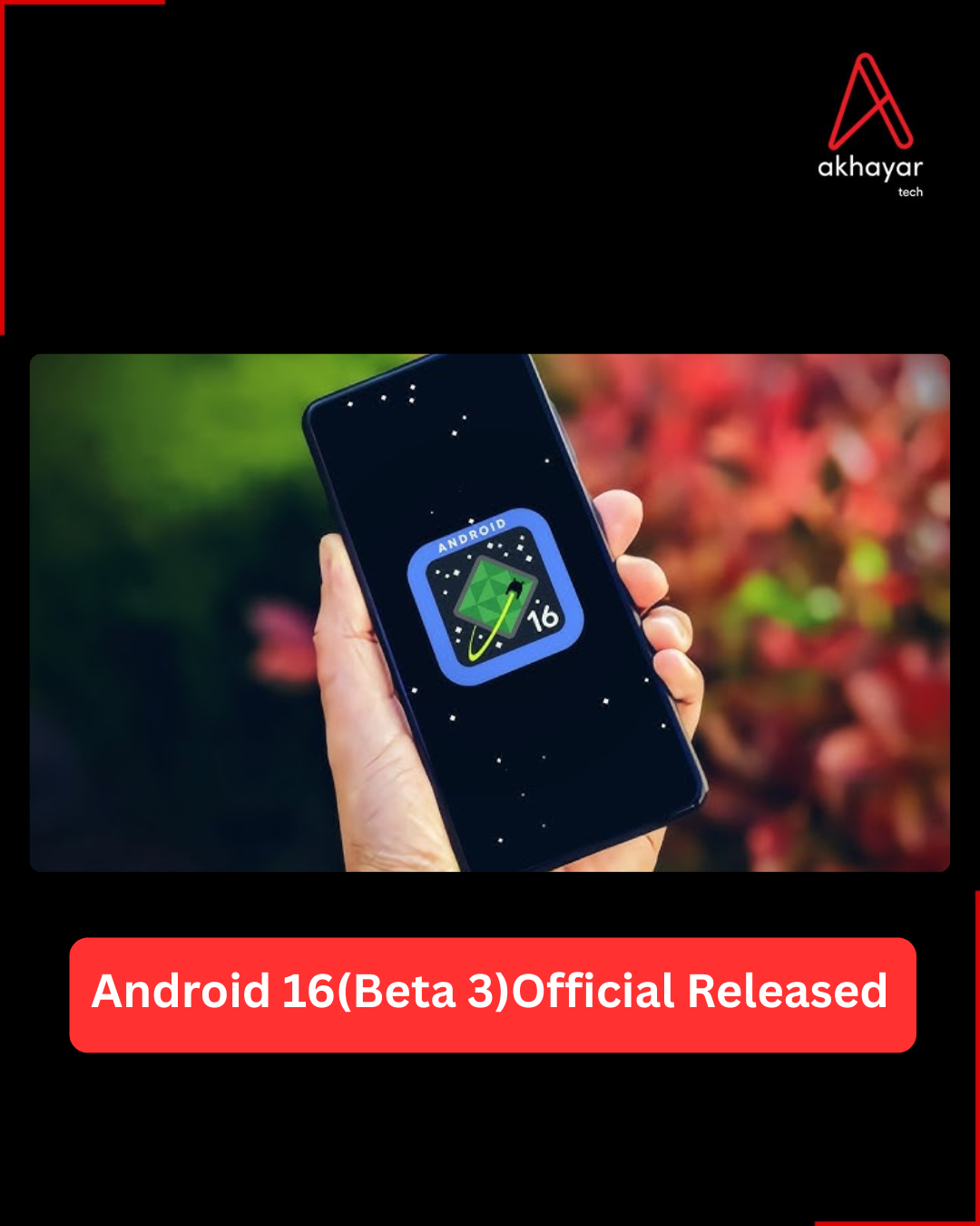 Android 16(Beta 3)Official Released