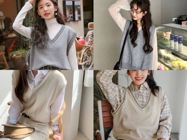 Sweater Vest လေးတွေနဲ့ အထာကျအောင်ဘယ်လိုဝတ်မလဲ
