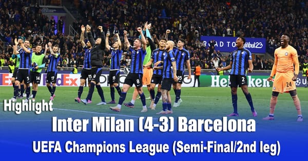 Inter Milan (4-3) Barcelona   UEFA Champions League (Semi-Final/2nd leg) Highlight