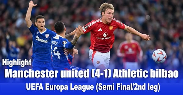 Manchester united (4-1) Athletic bilbao   UEFA Europa League (Semi Final/2nd leg) Highlight